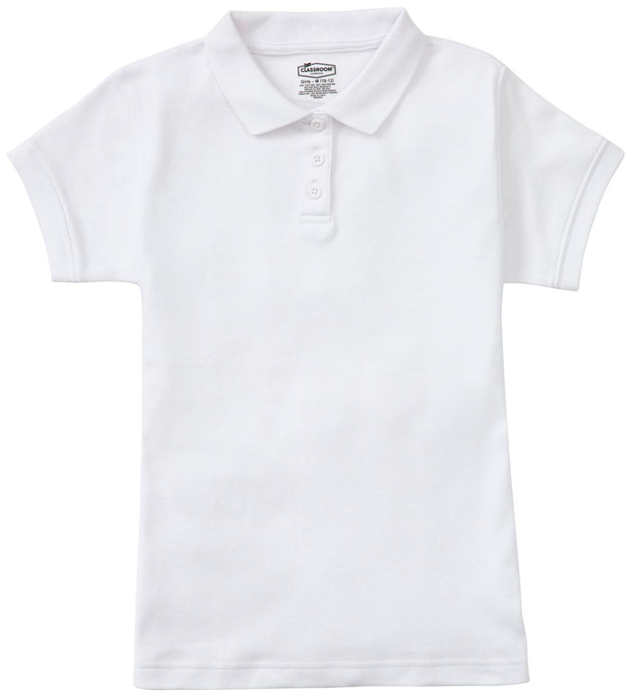 Girls Polos Interlock Cotton