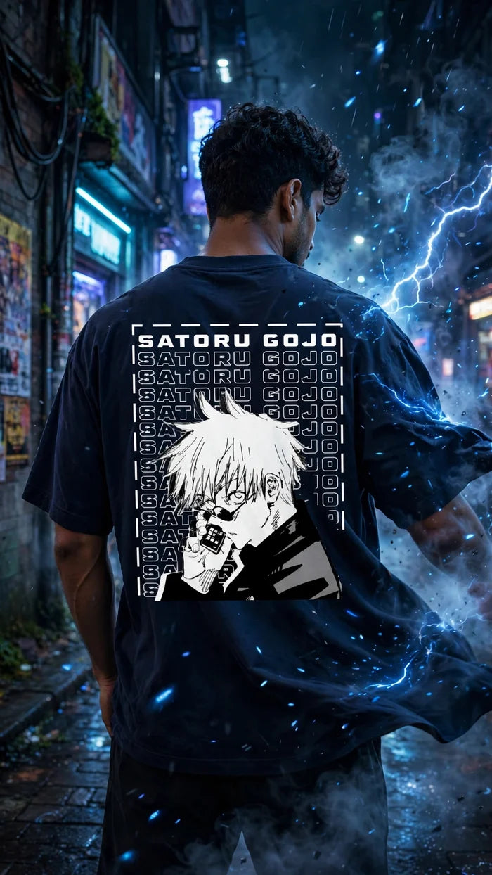 Gojo Saturo Oversized Tee