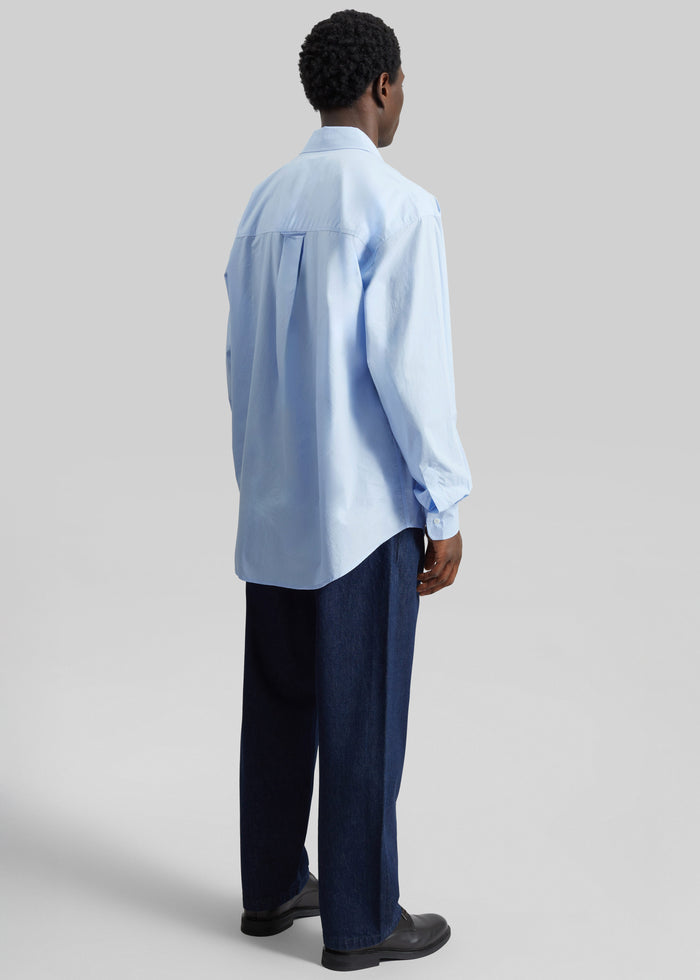 Gus Oversized Shirt - Sky