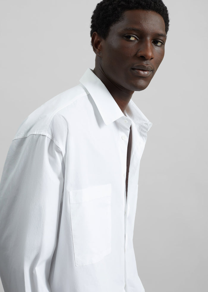 Gus Oversized Shirt - White