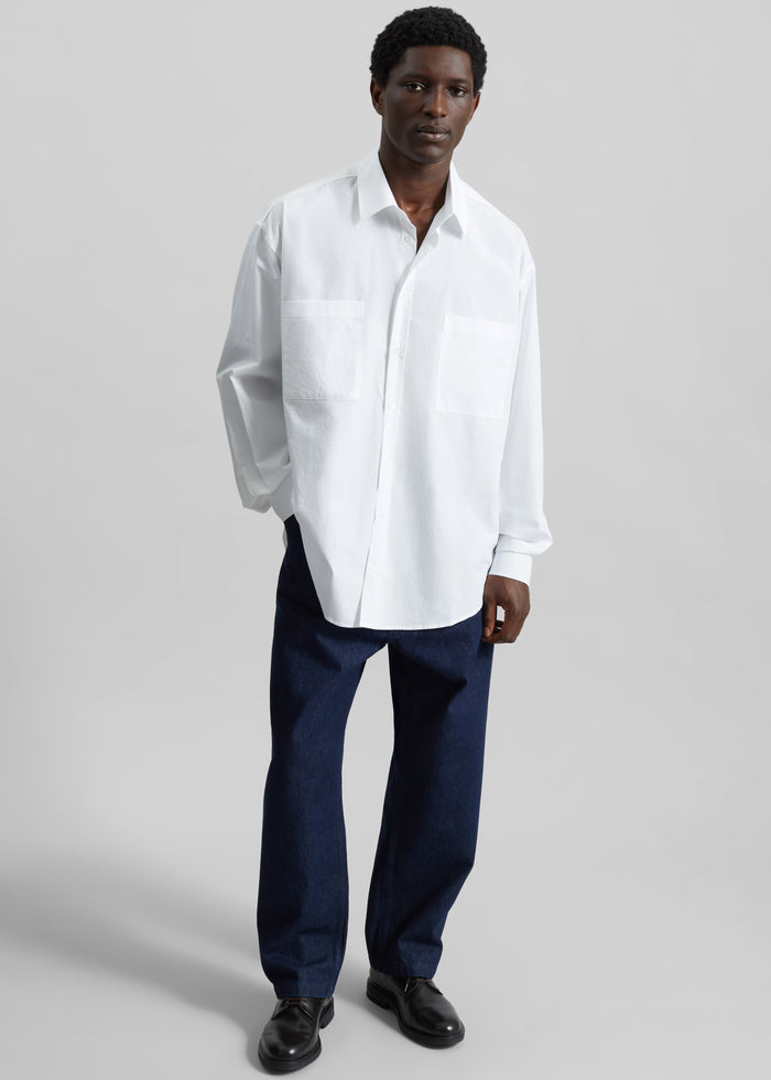 Gus Oversized Shirt - White