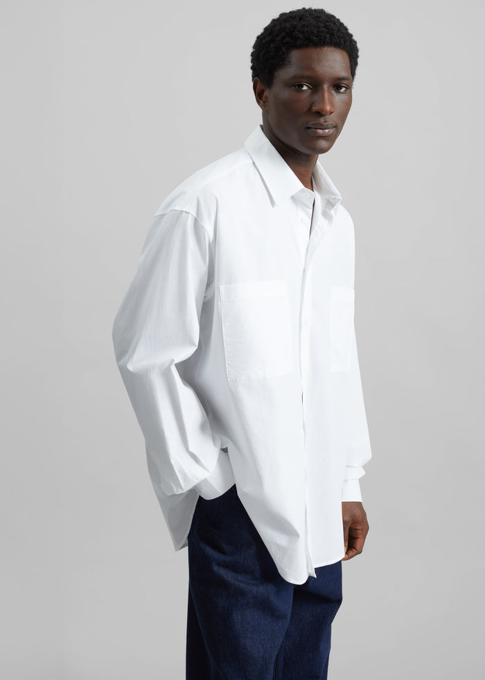Gus Oversized Shirt - White