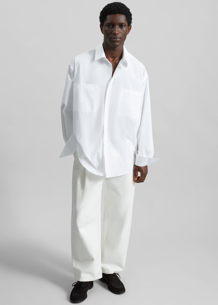 Gus Oversized Shirt - White