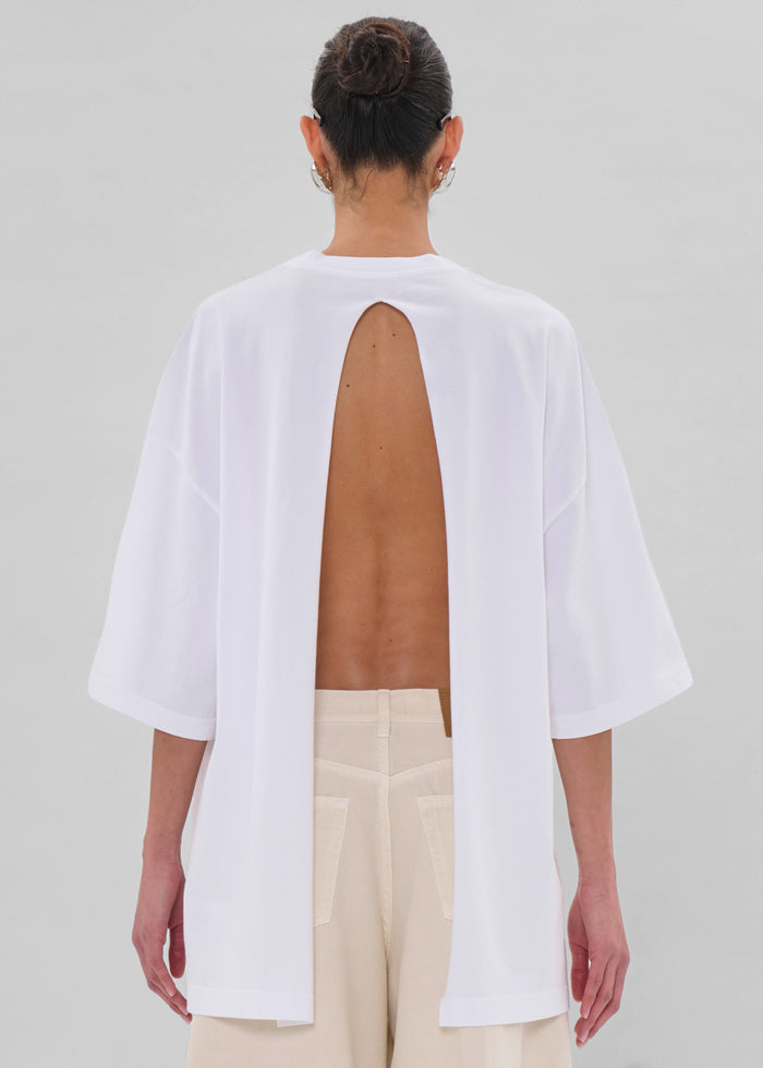 Haikure Gabrielle Top - Optical White