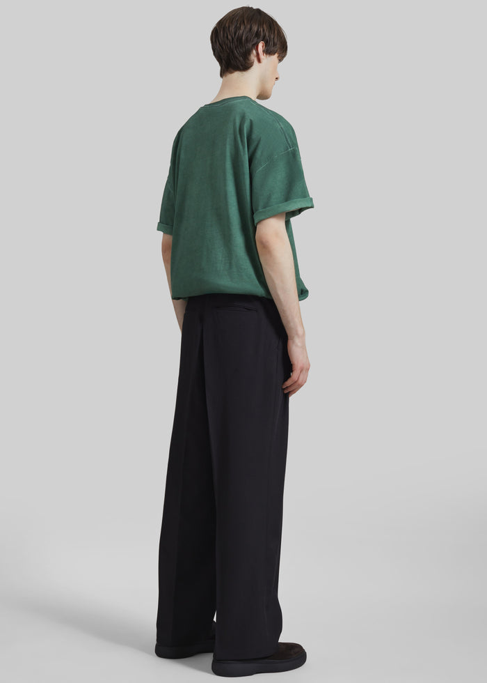 Halbert Pleated Trousers - Black