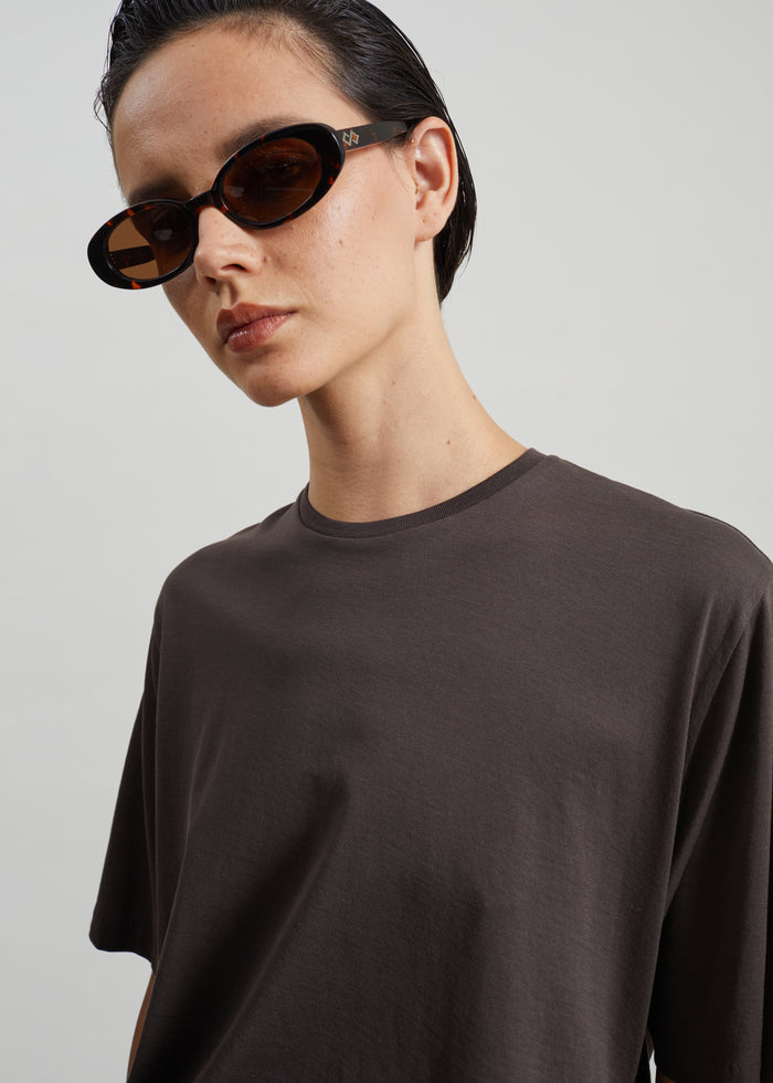 Harper Soft Organic T-Shirt - Brown