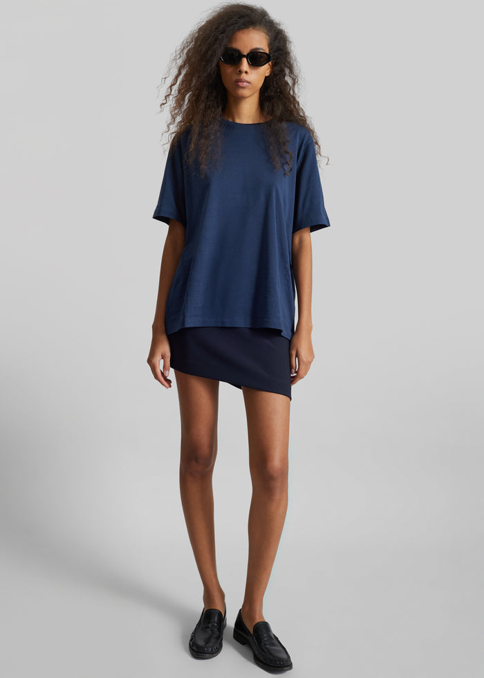 Harper Soft Organic T-Shirt - Navy