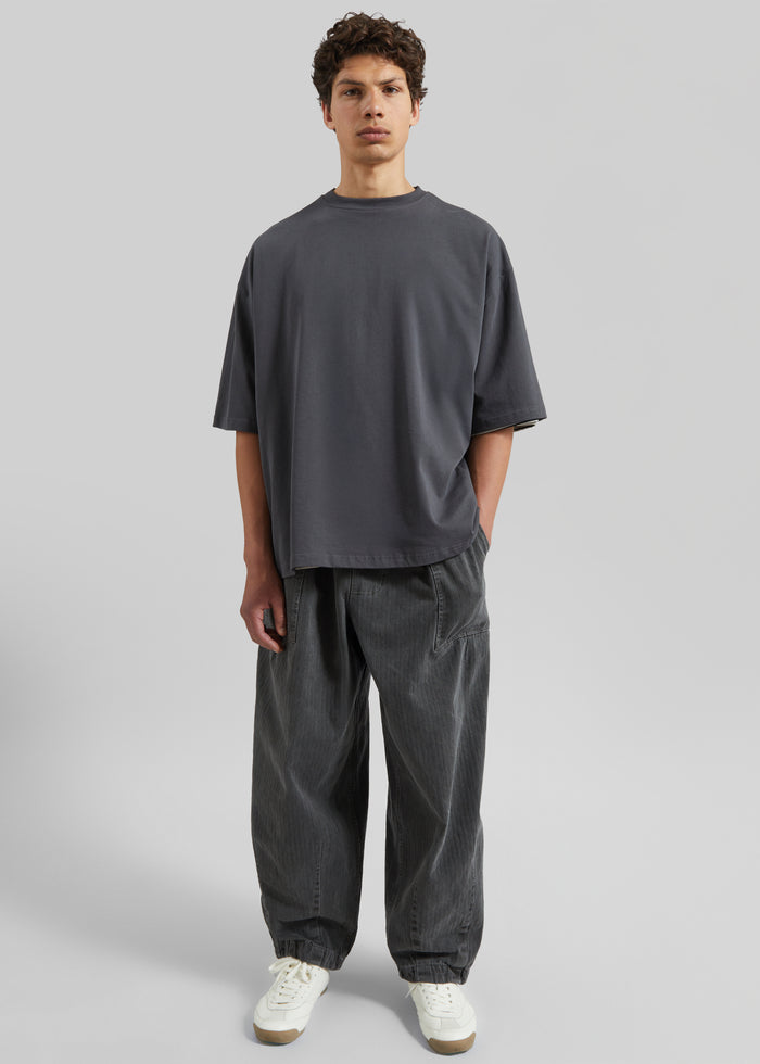 Harris Oversized T-Shirt - Slate Grey