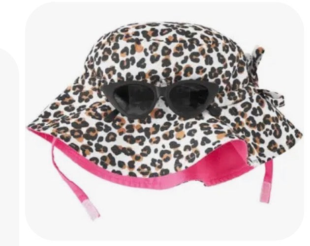 Hat and sunglasses