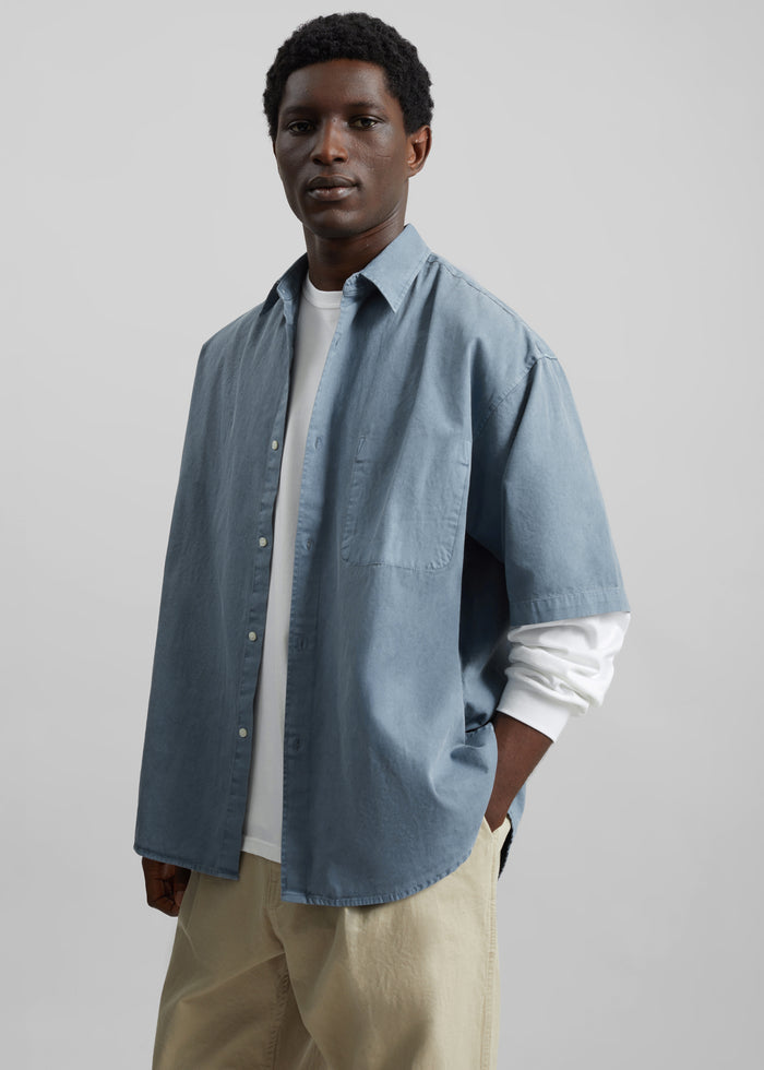 Havre Button Down Shirt - Blue
