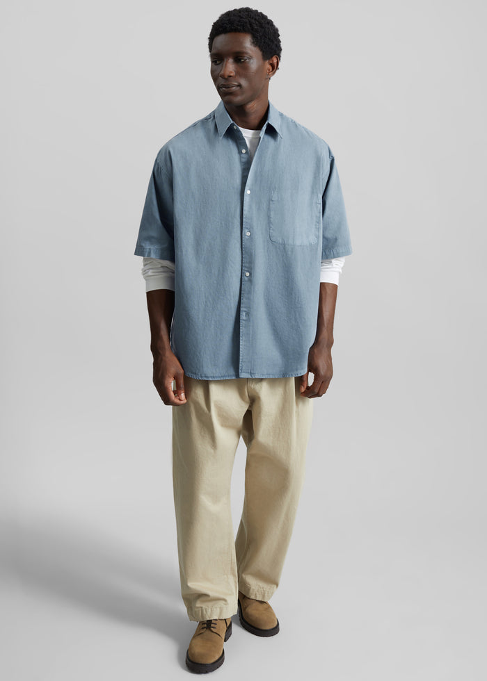 Havre Button Down Shirt - Blue