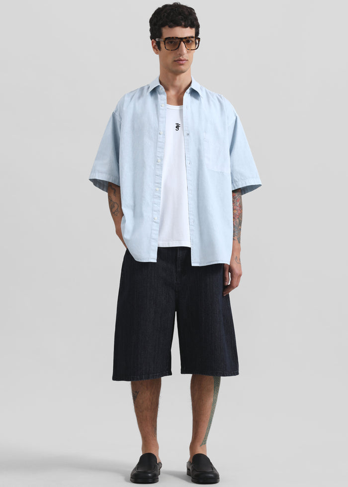 Havre Button Down Shirt - Pale Blue