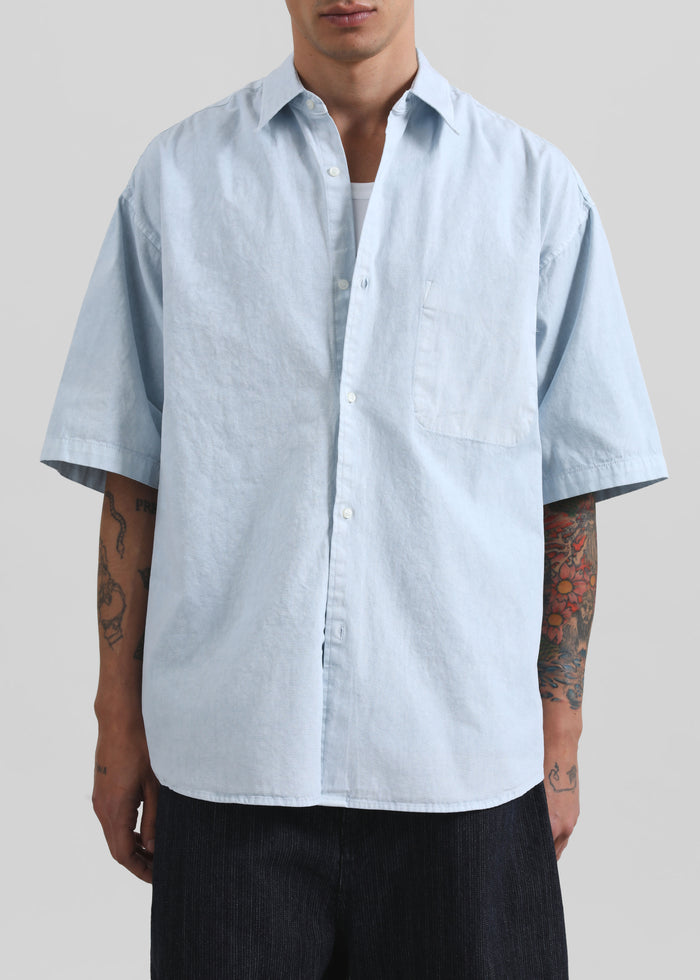 Havre Button Down Shirt - Pale Blue