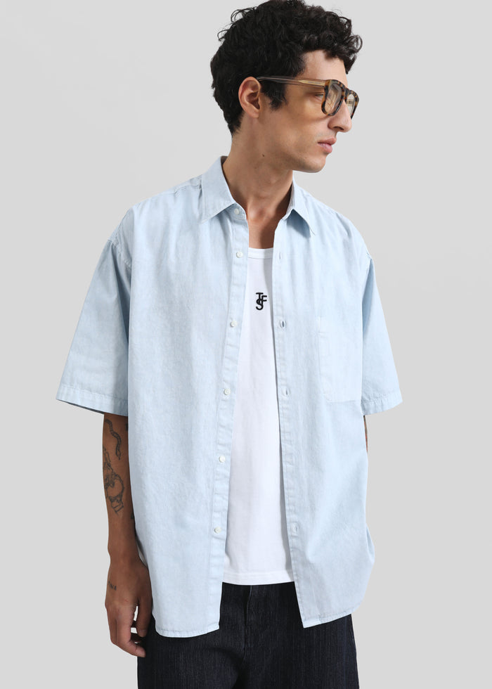 Havre Button Down Shirt - Pale Blue