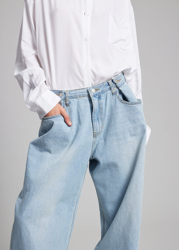 Hayla Denim Pants - Light Wash