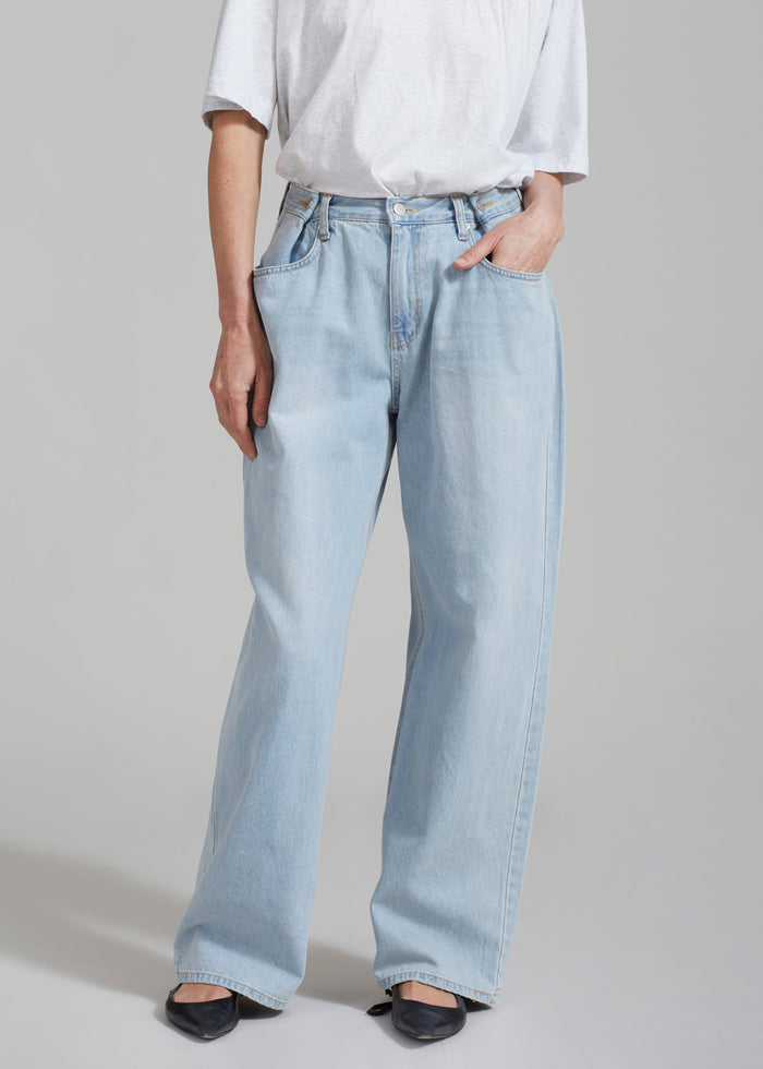 Hayla Denim Pants - Light Wash