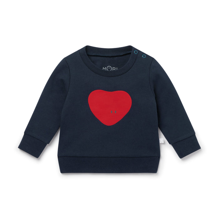 Heart Sweater & Joggers Outfit