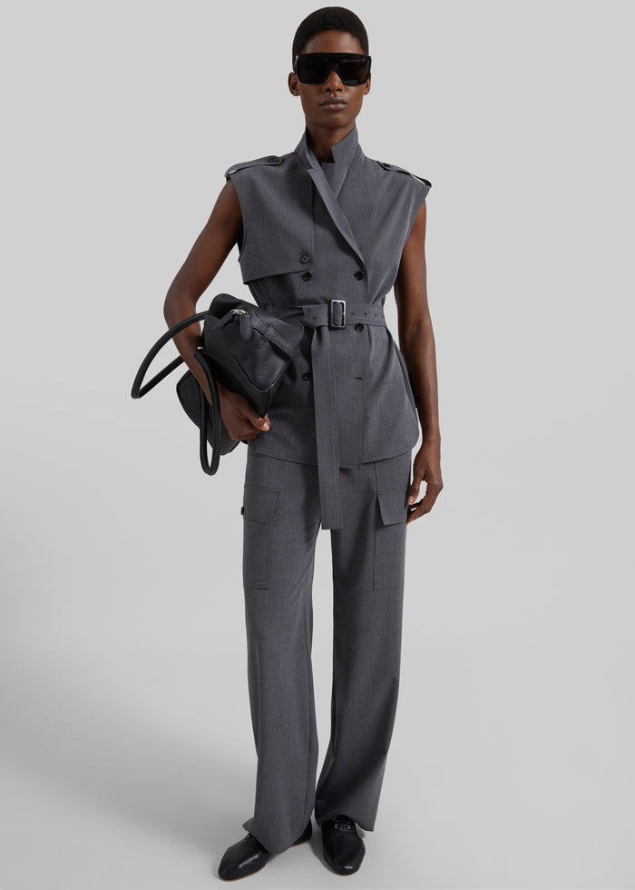 Holborn Cargo Pants - Grey Melange