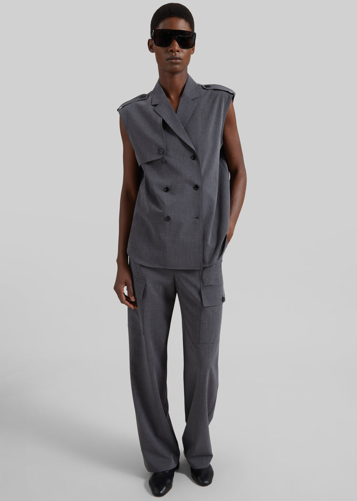Holborn Cargo Pants - Grey Melange