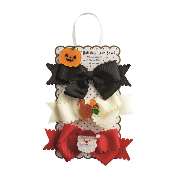 holiday bow set