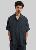 Holmen Short Sleeve Shirt - Charcoal