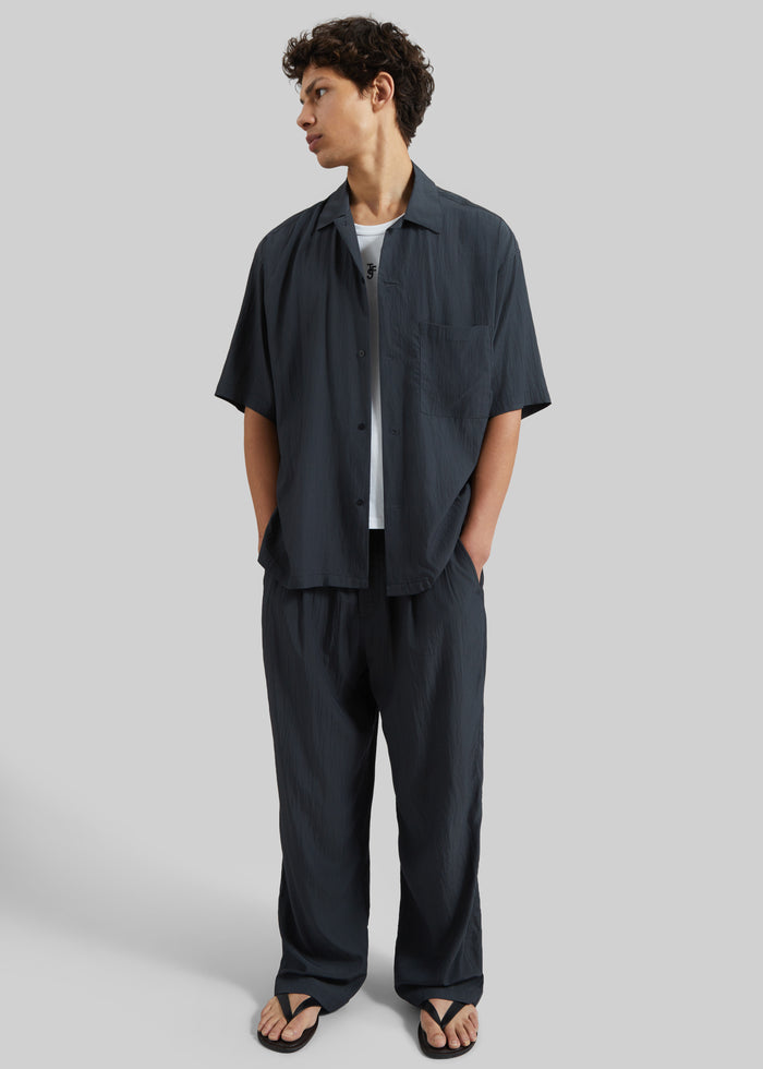 Holmen Short Sleeve Shirt - Charcoal
