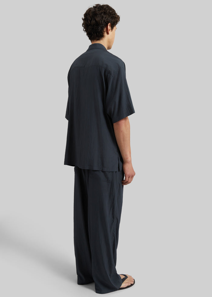 Holmen Short Sleeve Shirt - Charcoal