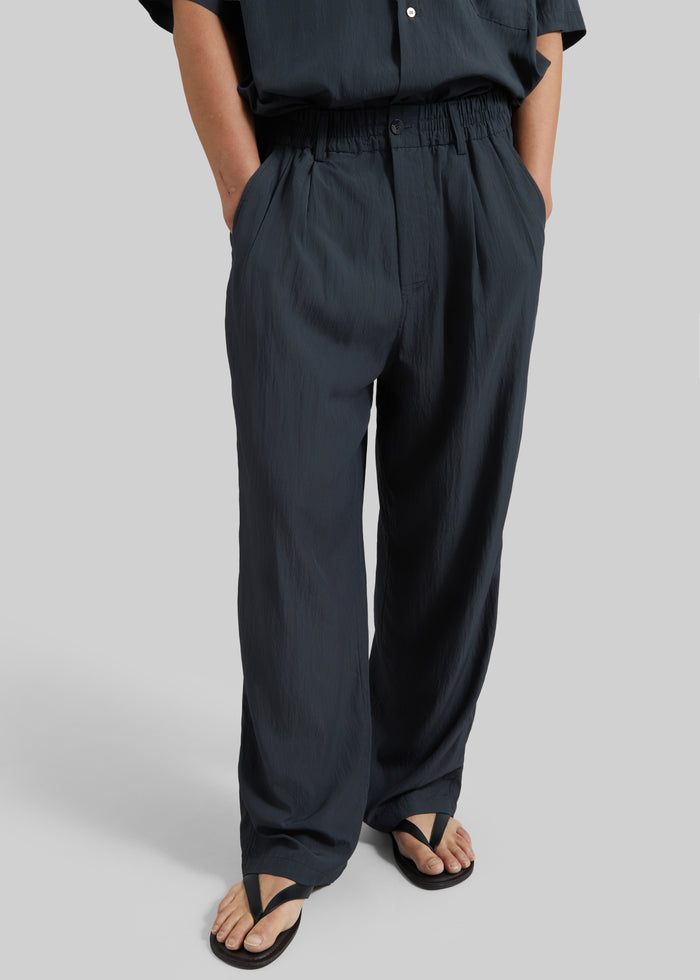 Holmen Straight Pants - Charcoal