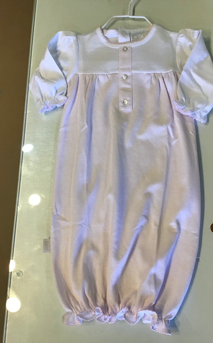 NB paty stripe pima gown