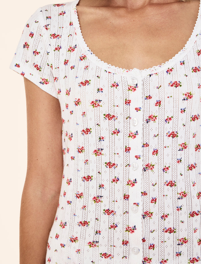 Imogen Pointelle Tee