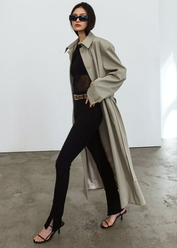 Indore Long Coat - Beige