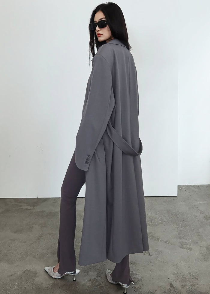 Indore Long Coat - Grey