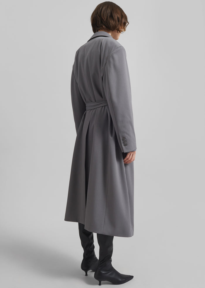 Indore Long Coat - Grey