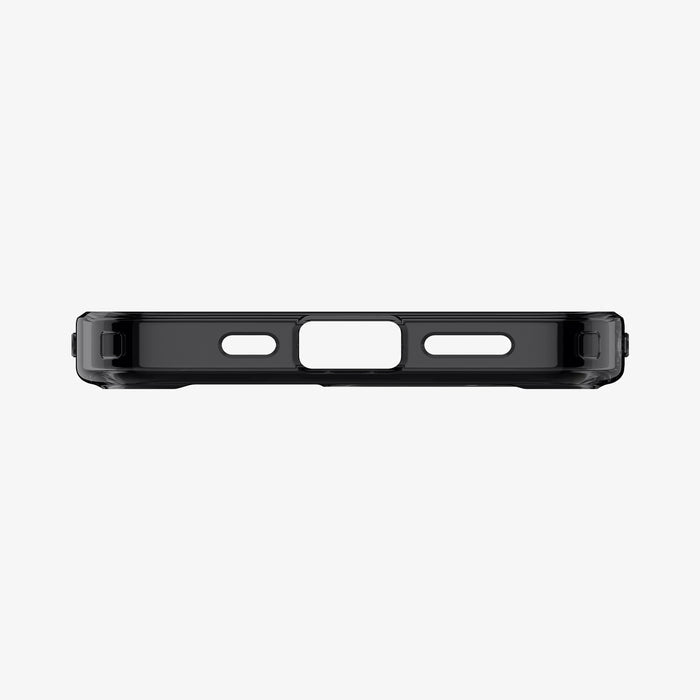 ACS09141 - iPhone 17e Case Ultra Hybrid Zero One (MagFit) in Zero One showing the bottom
