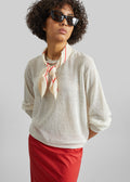 Ivrea Sheer Knit Top - Ivory
