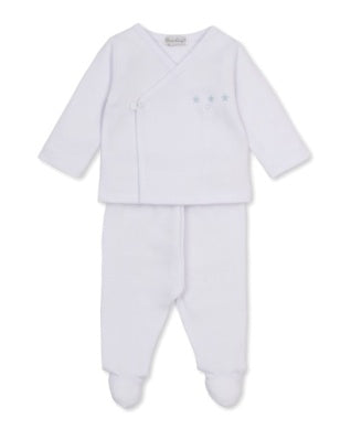 jacquard footed pant set