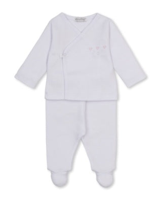 jacquard footed pant set