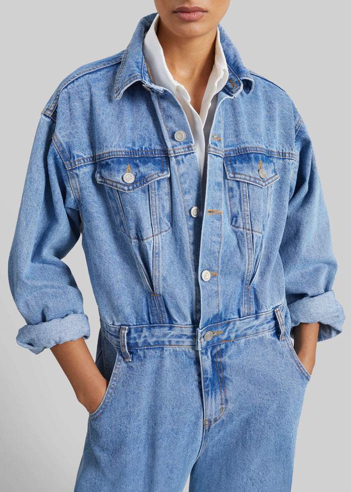 Jas Denim Jumpsuit - Dark Indigo