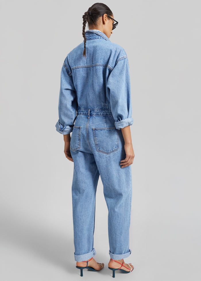 Jas Denim Jumpsuit - Dark Indigo