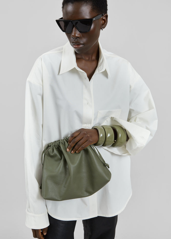 Jaslen Padded Shirt - White