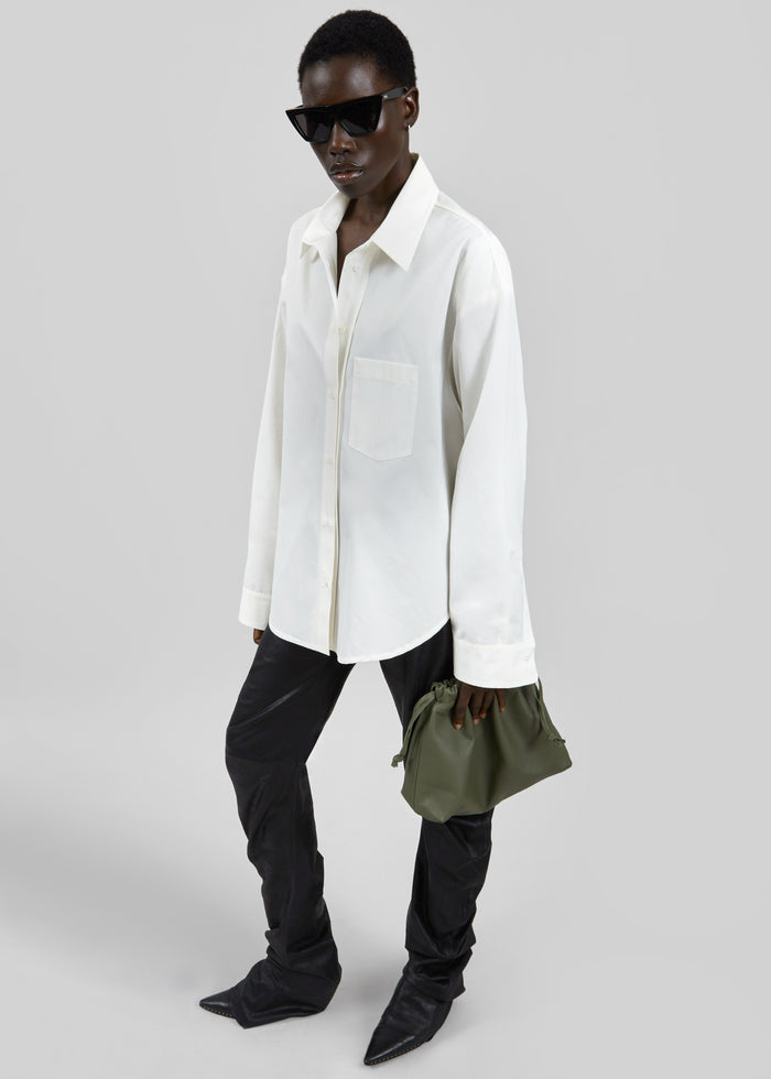 Jaslen Padded Shirt - White