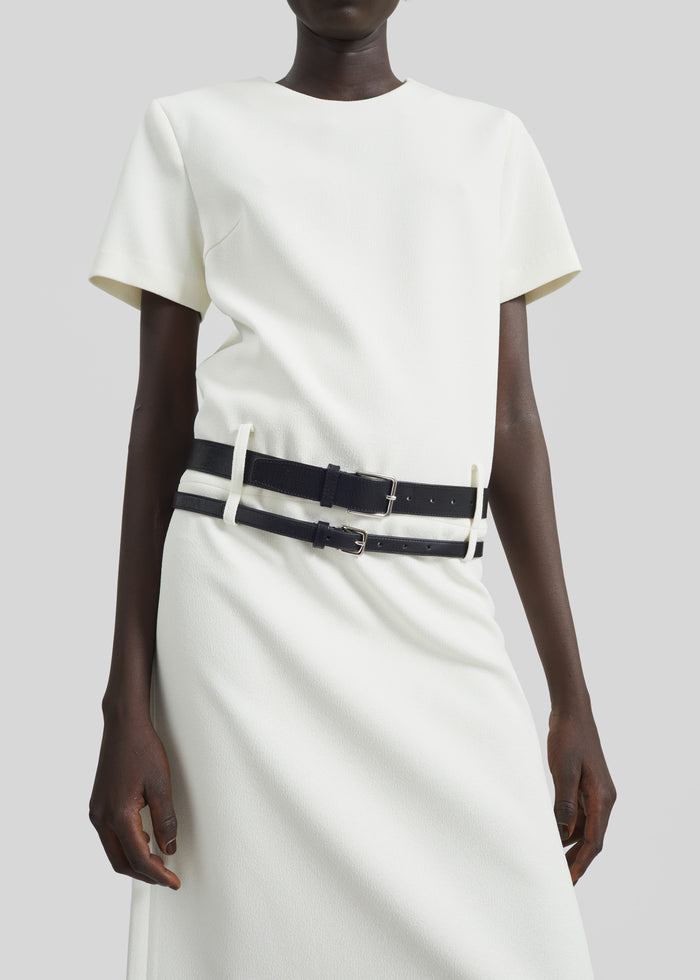 Jessie Leather Belt - Black