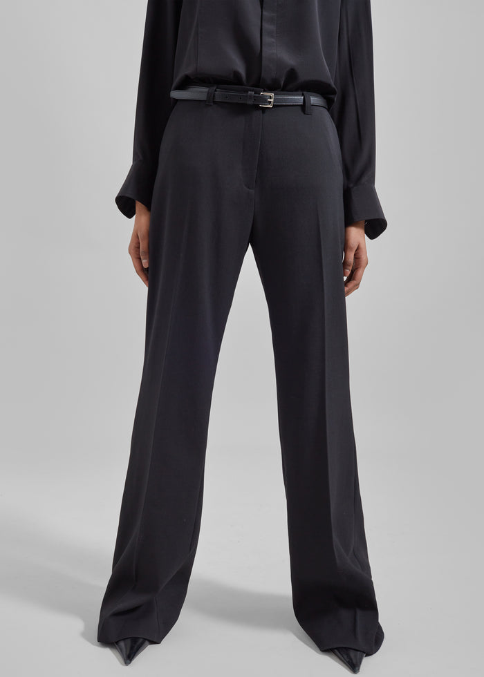 Jessie Leather Belt - Black