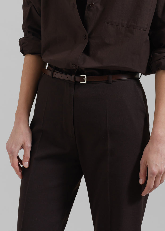 Jessie Leather Belt - Brown