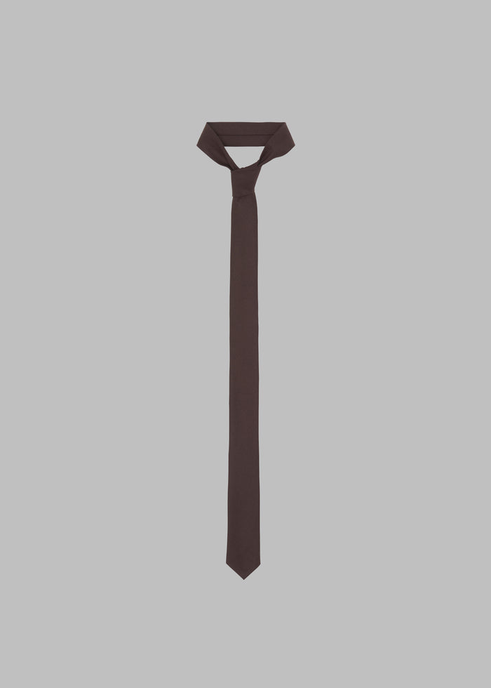 Kaden Wool Tie - Brown