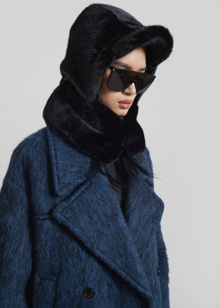 Kallio Faux Fur Hood - Black