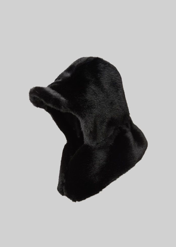Kallio Faux Fur Hood - Black