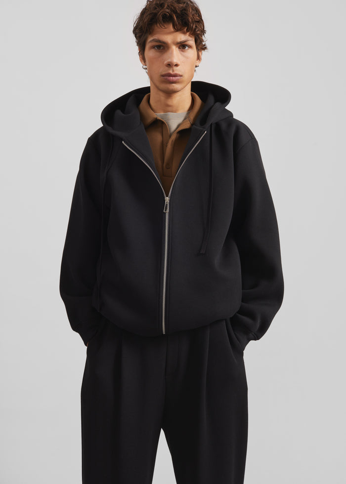 Kallmyr Zip-Up Hoodie - Black