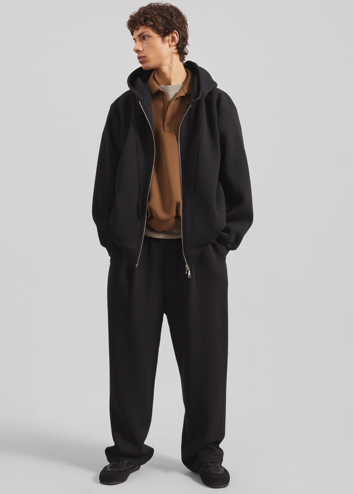 Kallmyr Zip-Up Hoodie - Black
