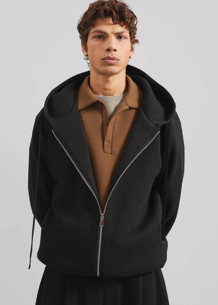 Kallmyr Zip-Up Hoodie - Black